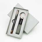 Business Gift Duo – Personalized Pen & Keychain Set