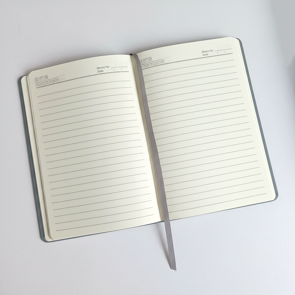 Personalized A5 Notebook – Grey
