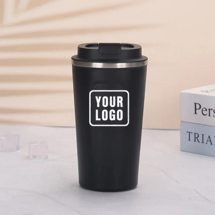 Personalized 510ml Vacuum Coffee Mug – Name Engraved Employee Gifts