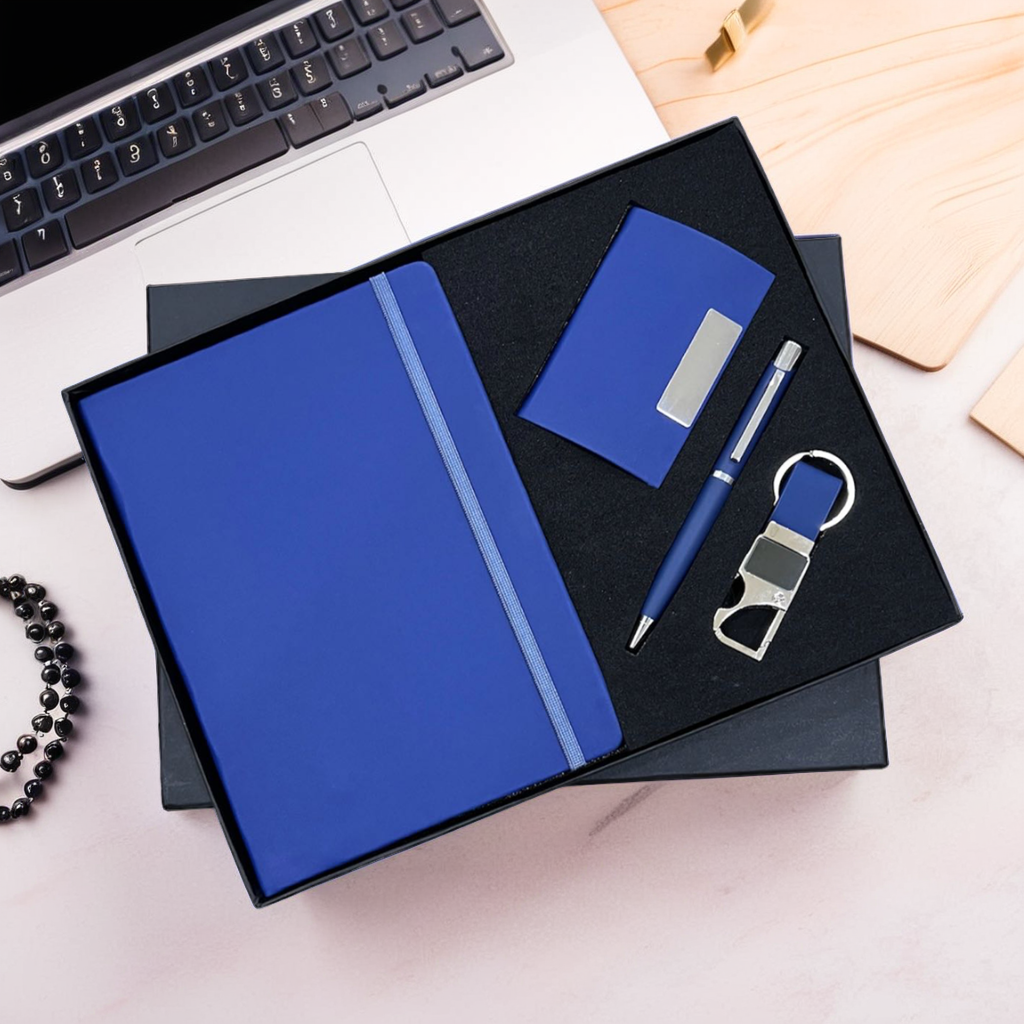 Customized Corporate Gift Set | Diary, Pen, Keychain & Cardholder