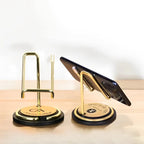 Personalized Gold Metal Mobile Stand – Corporate Desk Phone Holder